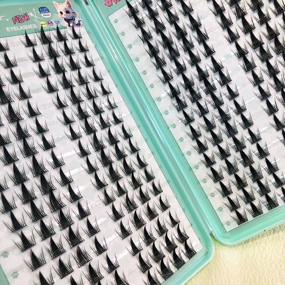 256 paquetes de gran capacidad nueva simulación malicioso elfo pestañas libro fotográfico japonés princesa Barbie cómic pestañas