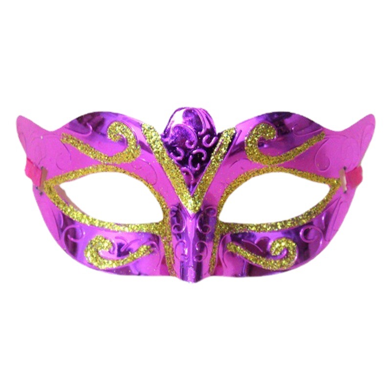 Factory spot makeup dance mask holiday birthday party cross-border plastic plating painted mask