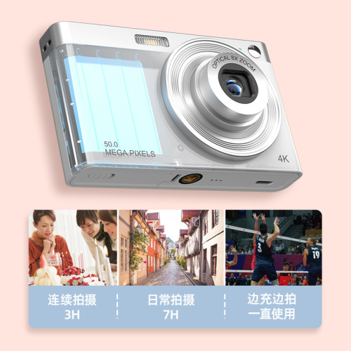 5MP telescopic lens high-definition CCD mirrorless camera with optical zoom 4K retro student camera