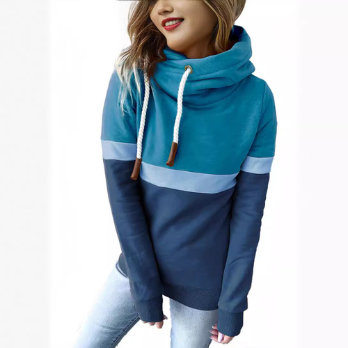 Autumn and winter new style independent station European and American TEMU women's casual pullover hooded hooded hoodie