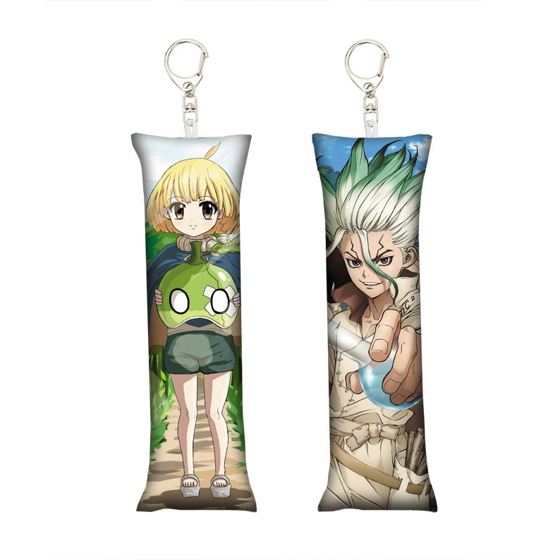 [动漫石纪元石神千空小抱枕钥匙扣迷你背包挂件Mini Dakimakura] → Аниме Эпоха Каменного мира: 千空 мини-подушка брелок рюкзак