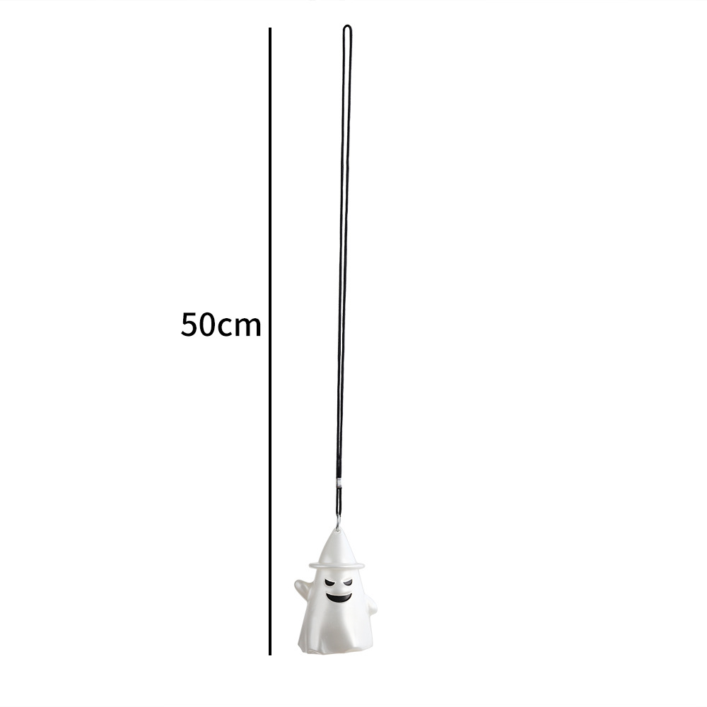 Decoración de Halloween Luz Fantasma Keychain Halloween Trickles Halloween Party Accessories Collar Collar