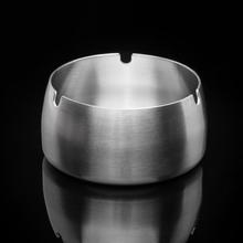 不锈钢烟灰缸创意个性潮流家用客厅金属大号防飞灰姻灰缸ins欧式