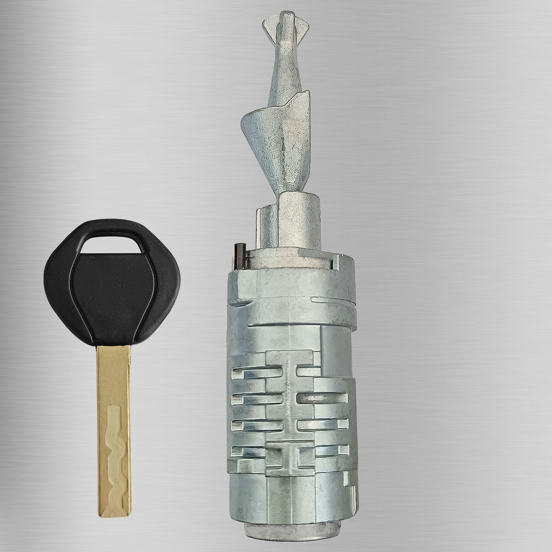 Adecuado para BMW Serie 5 cilindro de la cerradura de la puerta izquierda 1 llave BMW modificado para reemplazar el conjunto del cilindro de la cerradura de la llave de la puerta del conductor