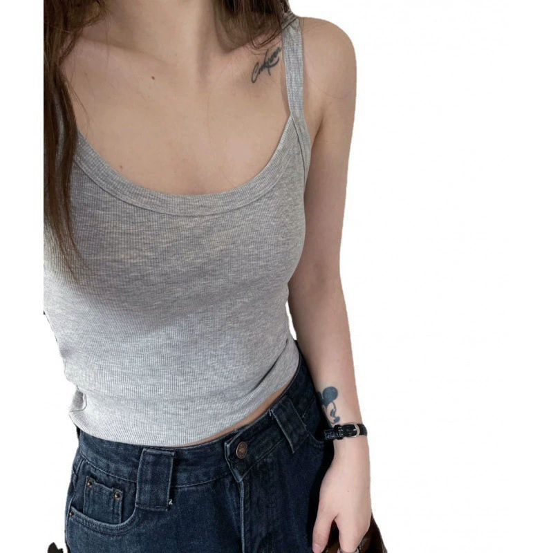 Топ-майка, белье как верхняя одежда, Slim Fit, приталенный