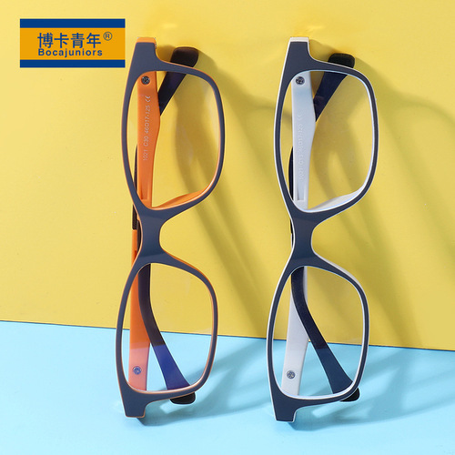 防蓝光儿童眼镜新款小孩平光近视镜防紫外线手机电脑护目镜WK1021