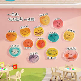 幼儿园环创材料主题成品墙面装饰心理角布置情绪小怪兽托管班文化