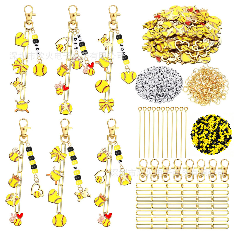 340Pcs Lobster Clasp Chain Bead Long Pin Pendant Set Includes Small Ring Letter Bead Pendants 340Pcs Lobster Clasp Chain Bead Long Pin Pendant Set Includes Small Ring Letter Bead Pendants