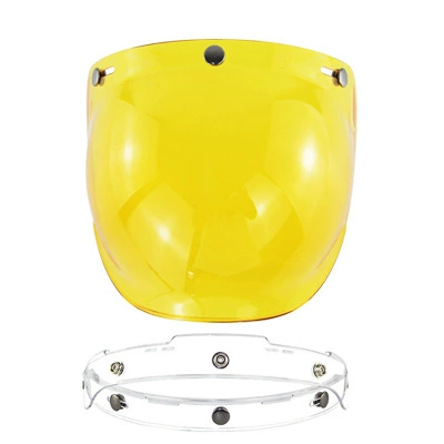 Dəbilqə (Kaska) aksesuarları — Bracket 3/4 Helmet Goggles - amber-transparent-bracket