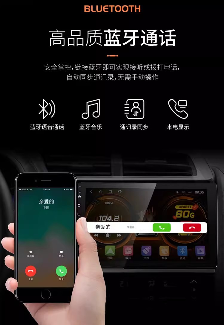 Toyota Land Cruiser Lc300/Lc200/Lc7 Central Control Display Large Screen 360 Panoramic Navigation All-In-One Unit Modification
