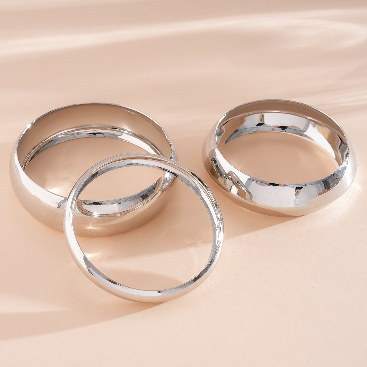 33#Bracelet-silver (set of three)