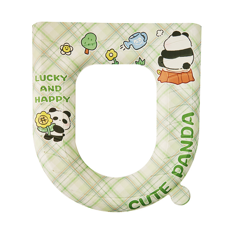 EVA asiento del inodoro lindo cuatro estaciones universal impermeable engrosada hogar asiento del inodoro anillo borrable cojín del asiento del inodoro portátil