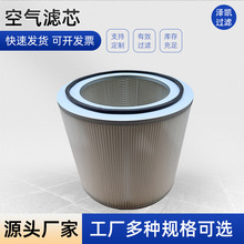 厂家批发除尘设备机械配件滤筒抛机过滤空气滤芯除尘滤芯滤筒