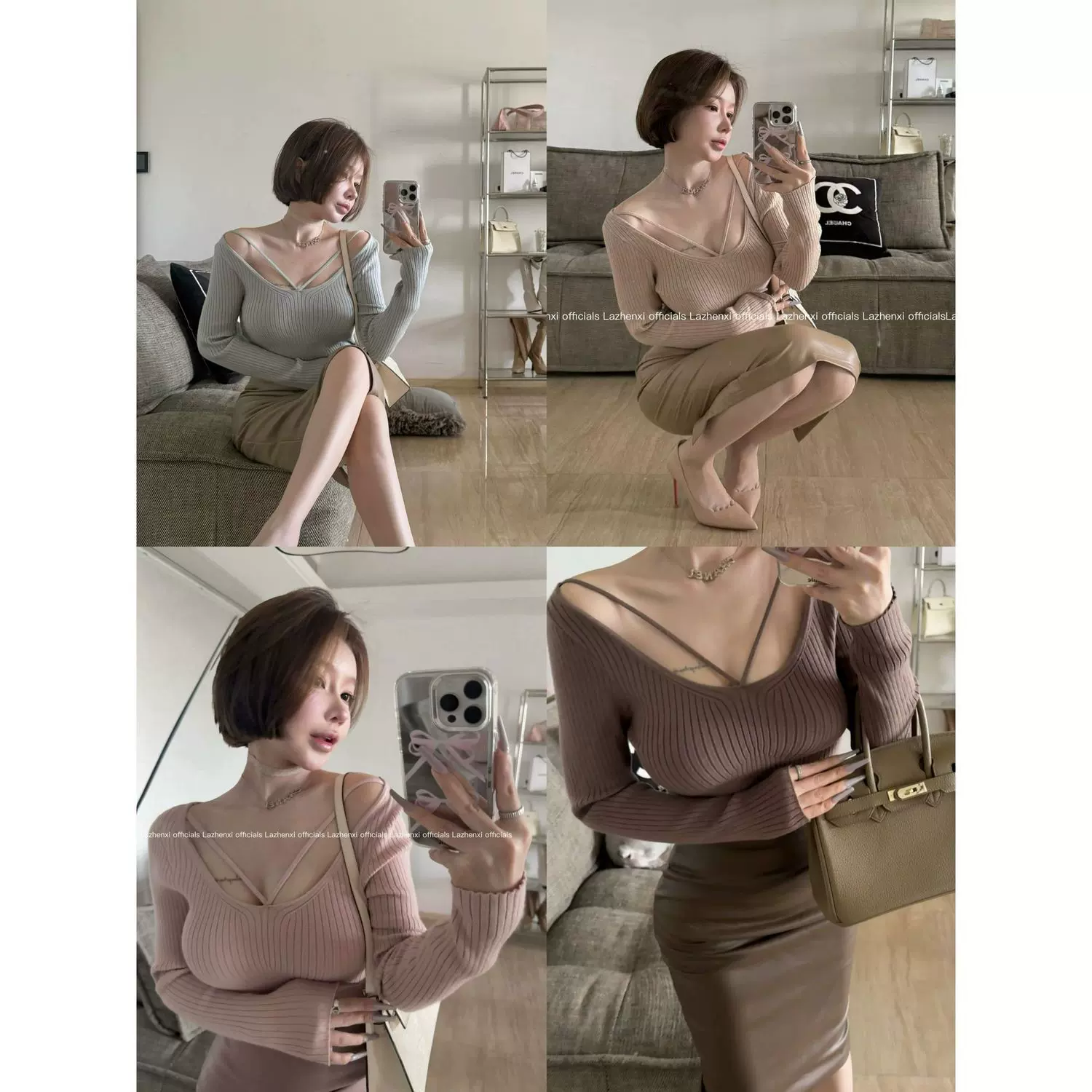 超好看亲肤柔软收腰内搭弹力显瘦打底针织衫秋冬女冬保暖温柔毛衣