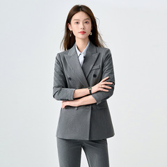 西装外套女士职业套装秋冬季新款高端工作服酒店前台西服工装