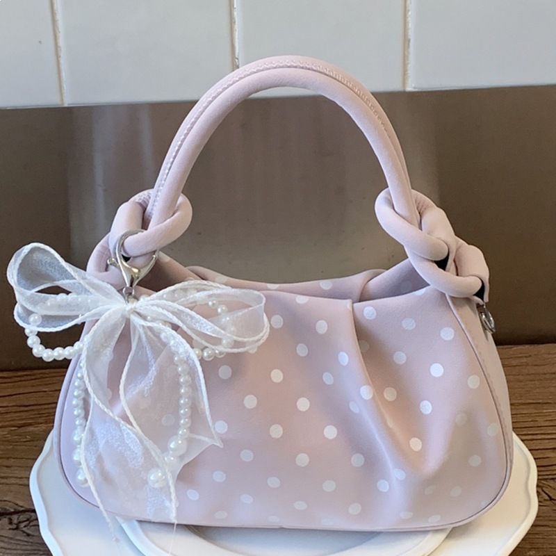 2026 primavera nuevo bolso de mano simple de alto valor, bolso de bolso pequeño, bolso de almohada de nicho diario, bolso de hombro