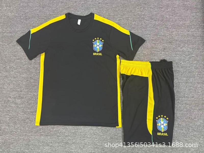 2627 temporada Barcelona Real Madrid Argentina Brasil España fútbol de manga corta trajes de entrenamiento para adultos equipo nacional