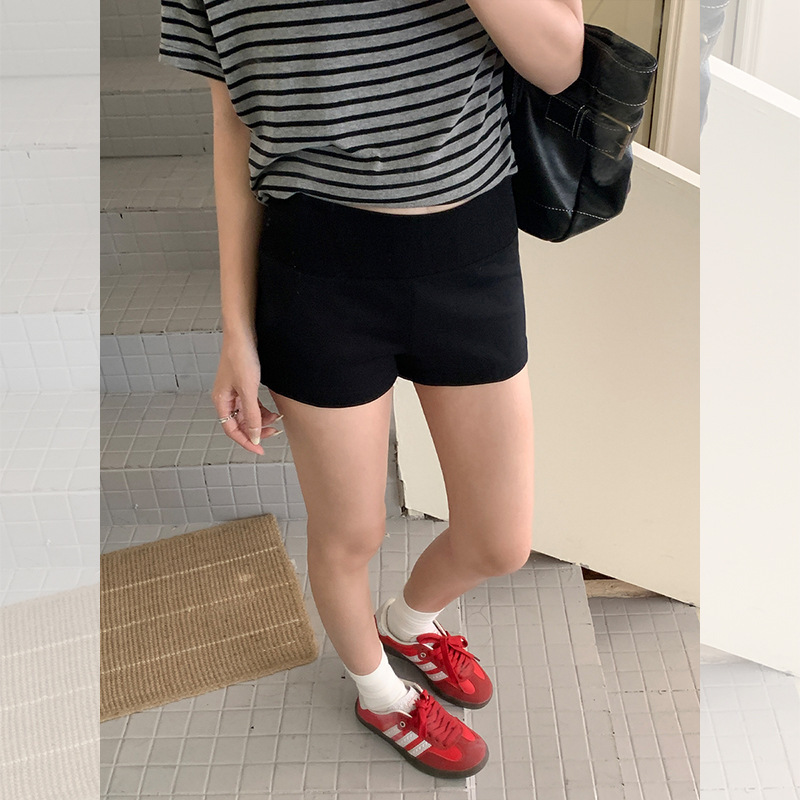 Super Stylish Hot Girl 2026 Summer New Casual Sports Shorts for Women, Suitable for Petite Figures, A-Line, Low-Waisted, Slimming