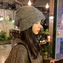 �������^��ᘿ�ñ��Ů�ﶬ��ϵ��ɫ�ٴ�ë��ñ���@ĘС�Ѷ�ñ��ñ