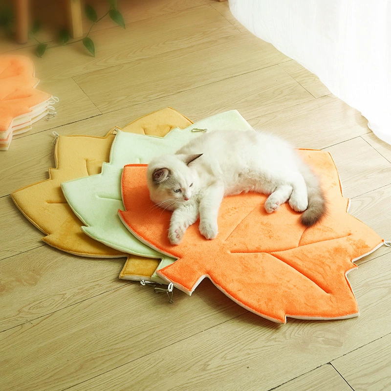 Домашние животные коты Кролик Кролик Коврики Четыре сезона универсальные кленовые коврики коврики коврики