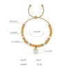 E416-gold bracelet-24cm