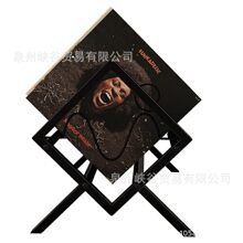 CD夹 唱片架 桌面书籍、杂志架 金属展示架多功能收纳器 CD存储架