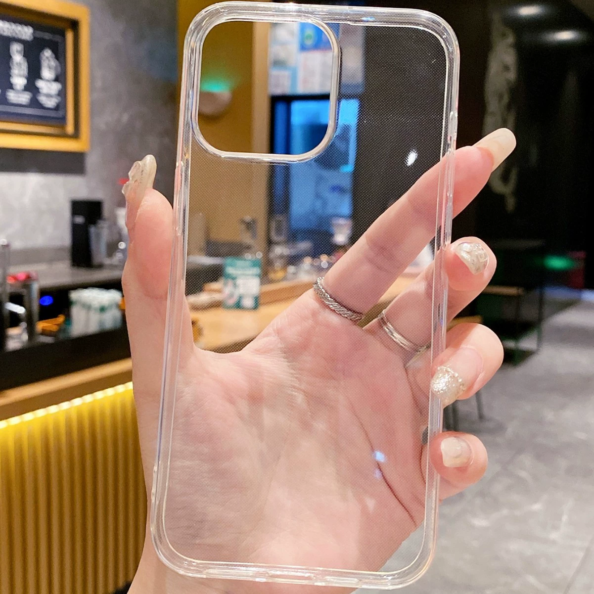 Популярный простой утолщенный прозрачный чехол для мобильного телефона, подходящий для Apple 17, прозрачный корпус, прозрачный король 17, прозрачный корпус