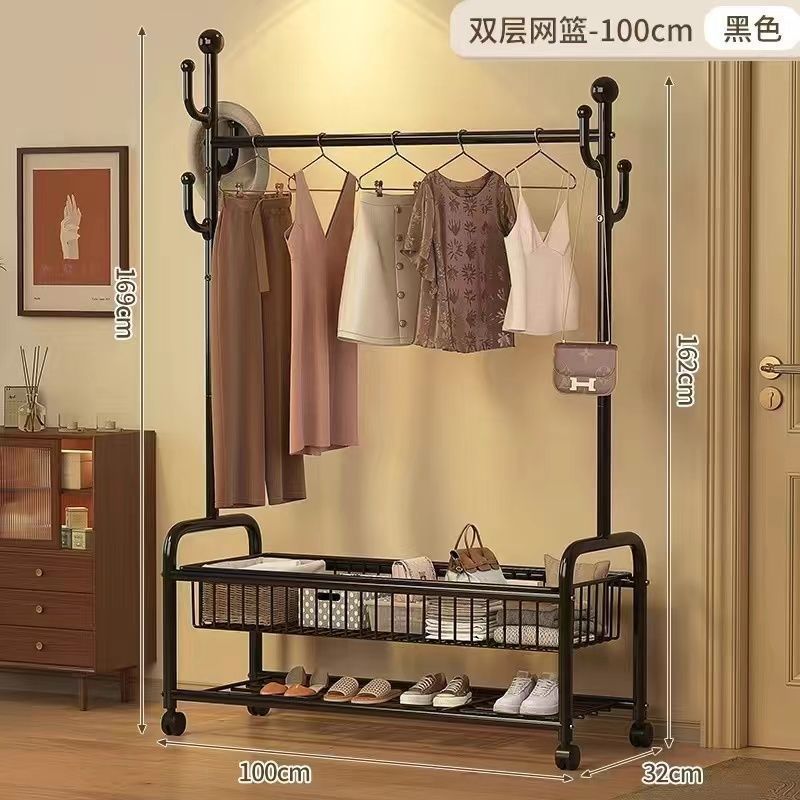 블랙 더블 레이어 100CM + 스크린 프레임 + 신발장