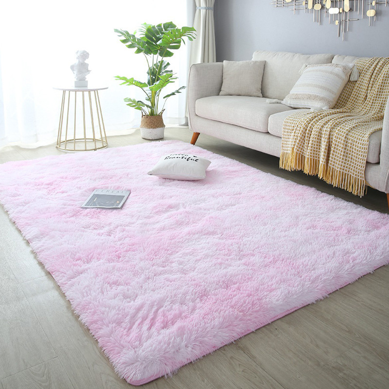Nórdico ins estilo lindo alfombra sala de estar dormitorio mesa de café alfombra de la habitación de la muchacha de cabecera del hogar felpa engrosada Manta