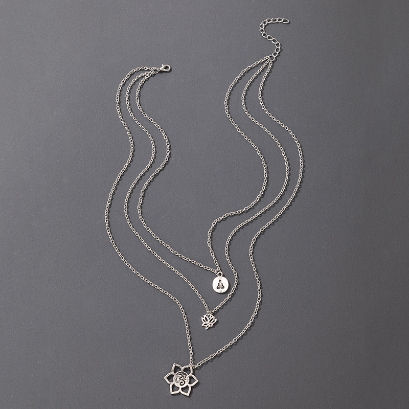 2021 New European and American Autumn Punk Necklace Hip Hop Fashion Metallic Single Layer Necklace T