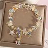 Genuine sapphire brand small design crystal bracelet, simple and elegant design