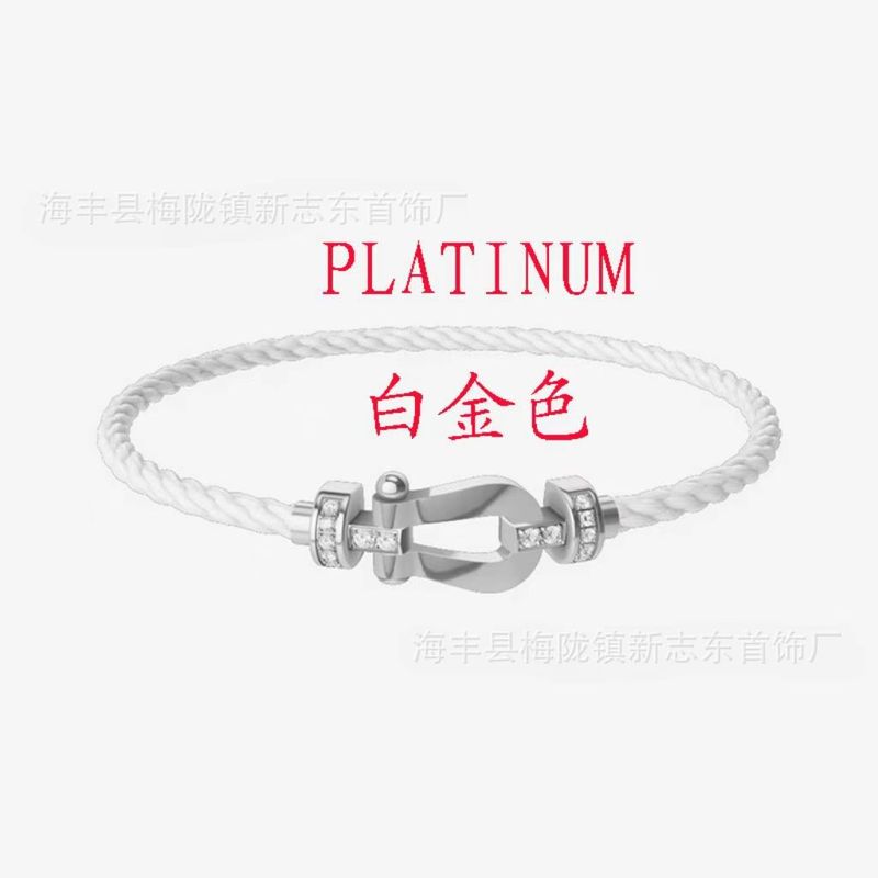 中号马蹄扣费雷德红绳手链情侣款男女本命年转运精工钢丝DIY手绳|undefined