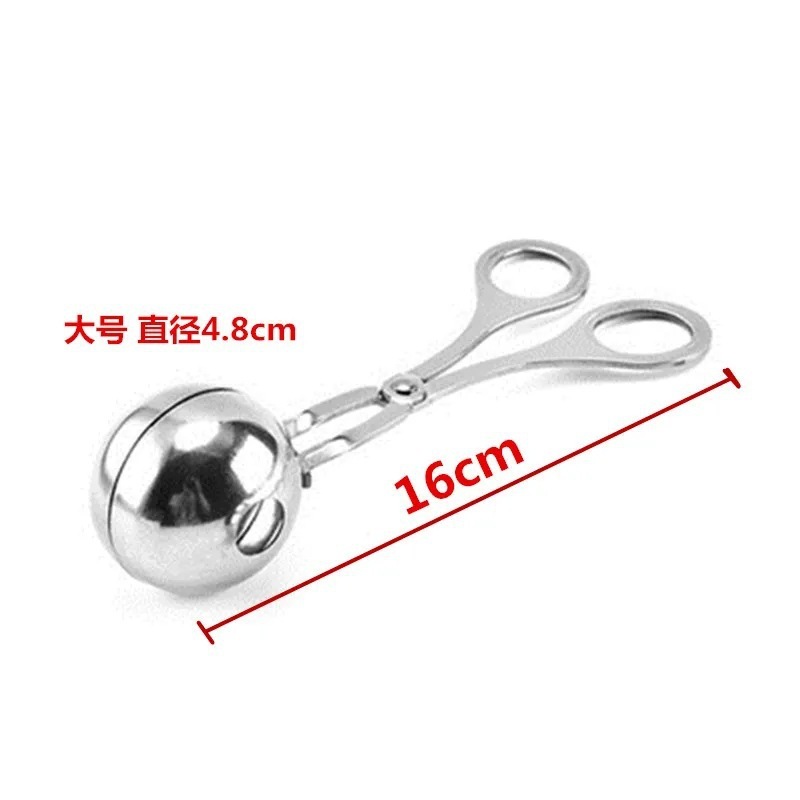 ステンレス肉団子製作器ディザトーンおにぎり金型キッチン神器揚げ団子家庭用工具肉丸クリップ|undefined