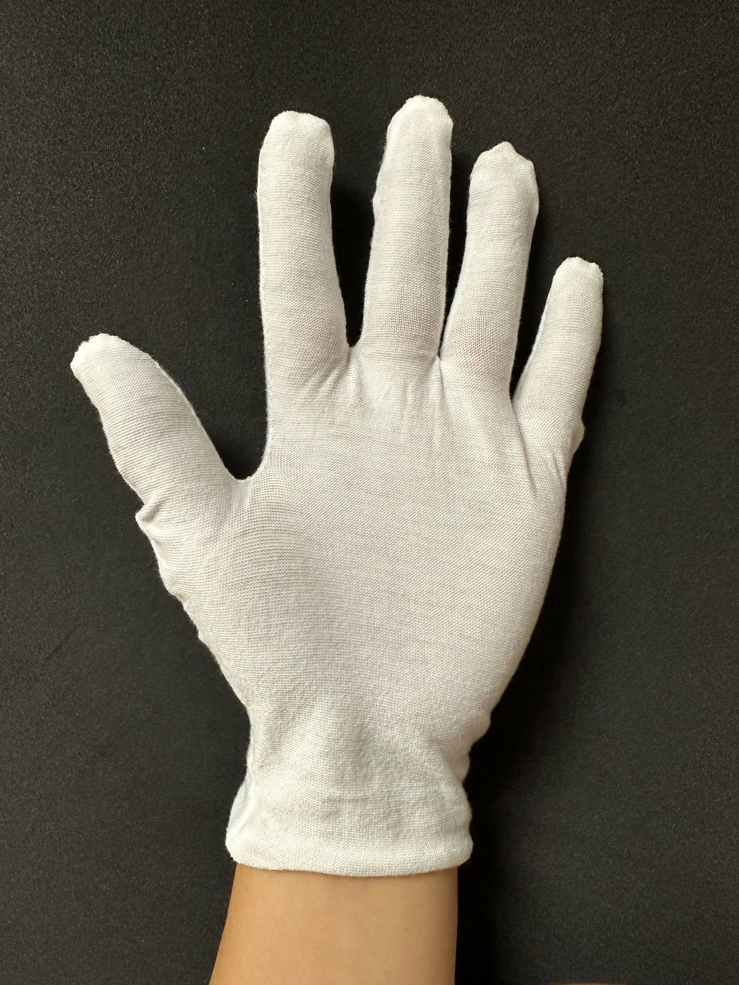 Guantes blancos de seguro laboral, inspección gruesa, juego literario, etiqueta, trabajo, cuentas, jersey de algodón puro, guantes de algodón de jardinería de calidad