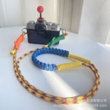 原创手机挂绳斜挎可背多功能相机包包肩带背带手工伞绳编织户外