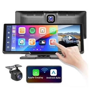 Yeni 10.26 düym 4K İkiqat Qeydli Videoregistrator, 1080P Simsiz Carplay ilə