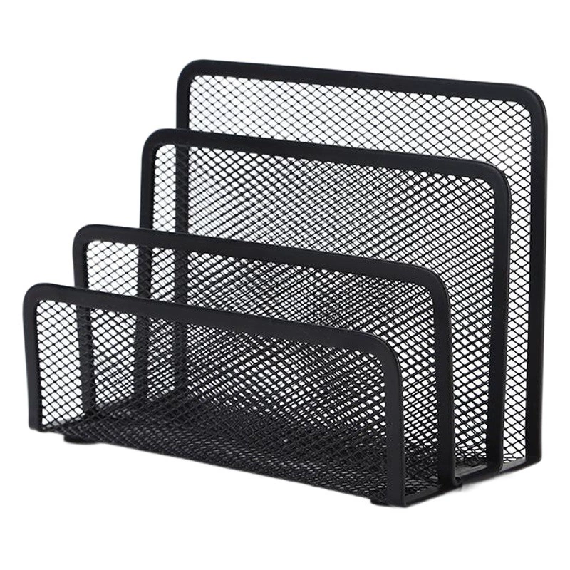 LUO Настольные Офисные канцелярские принадлежности настольная папка сетка для писем колючая проволока многослойная Подставка для книг стойка для конвертов сетка для заметок