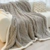 Lamb Volley blanket-elegant gray [Class A mother and infant-level lock to keep warm and refuse to lose hair]