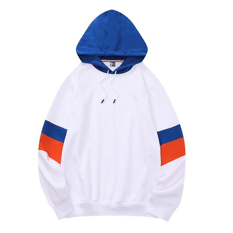 Camiseta de publicidad de algodón de costura de otoño y invierno con mangas largas con capuzas ropa deportiva de trabajo camiseta impresa personalizada logotipo