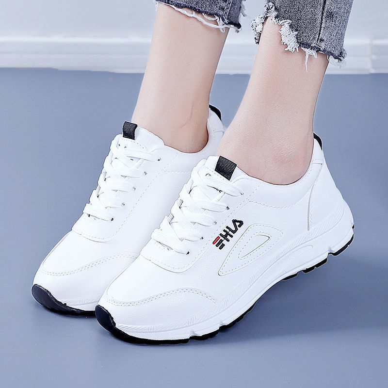 sneaker Women's 202 Spring New Women's Shoes Leather Casual Shoes Korean Style White Shoes Female Student Torre Shoes Trendy sneaker Women's 202 Spring New Women's Shoes Leather Casual Shoes Korean Style White Shoes Female Student Torre Shoes Trendy