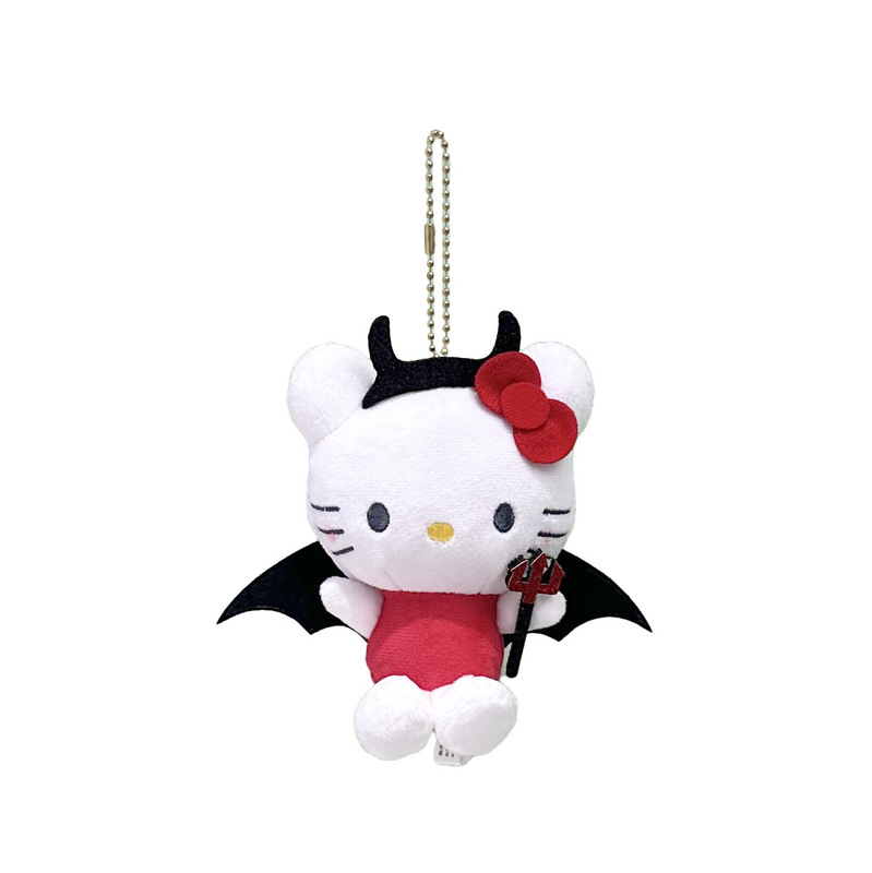 日系人気ハロウィーンクロミ三丽鴎kt猫美楽ティぬいぐるみキーホルダーペンダント|undefined