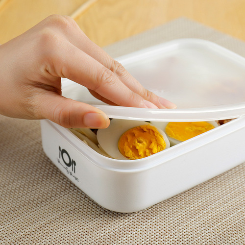 Refrigerator Preservation Box, Japanese Style Refrigerated Divided Storage Box, Household Microwave Rice Box, Food Storage Lunch Box