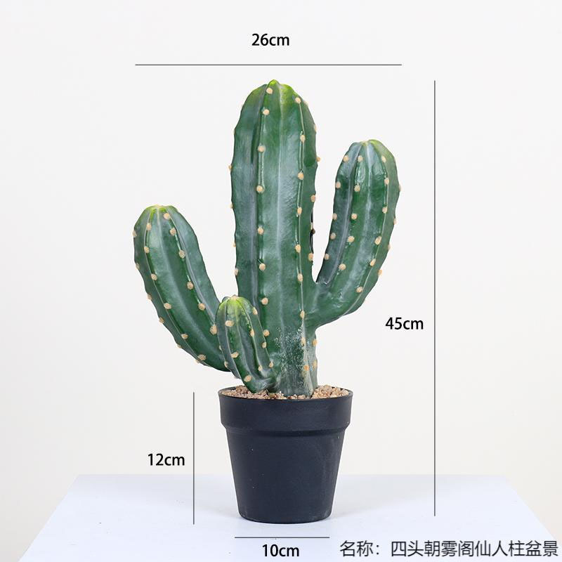 仿真龙神柱仙人掌寄生仙人球摩洛哥沙生植物造景软装样板工程装饰|undefined