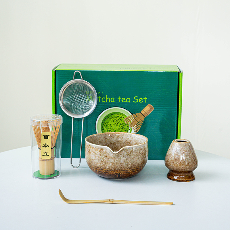 Baibenli インス風抹茶抹茶ボウルセット日本茶セットギフトボックス卸売クロスボーダー日本窯変専用|undefined