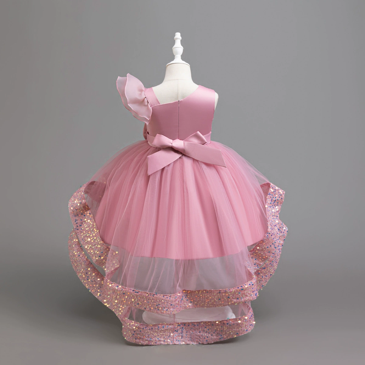 Small princess costume, nail sequins, shiny soft cloth