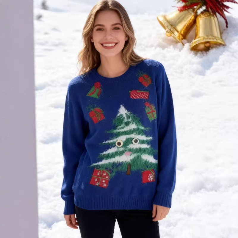 Christmas Sweaters Amazon Wish Cross-Border Exclusive Supply of Ugly Foreign Trade Clothing Ugly Christmas Sweater Christmas Sweaters Amazon Wish Cross-Border Exclusive Supply of Ugly Foreign Trade Clothing Ugly Christmas Sweater