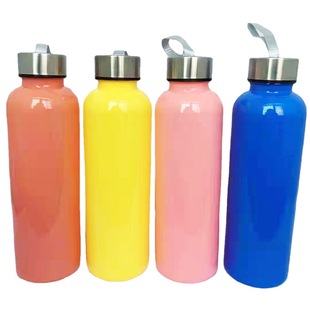 Wholesale custom single layer advertising plastic water cup high temperature gradient portable transparent portable sports space Cup