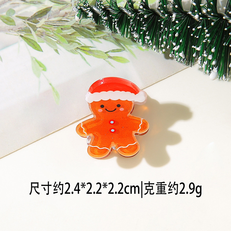 闪闪姑娘圣诞可爱迷你发夹刘海侧边夹少女儿童圣诞派对装饰小抓夹|undefined