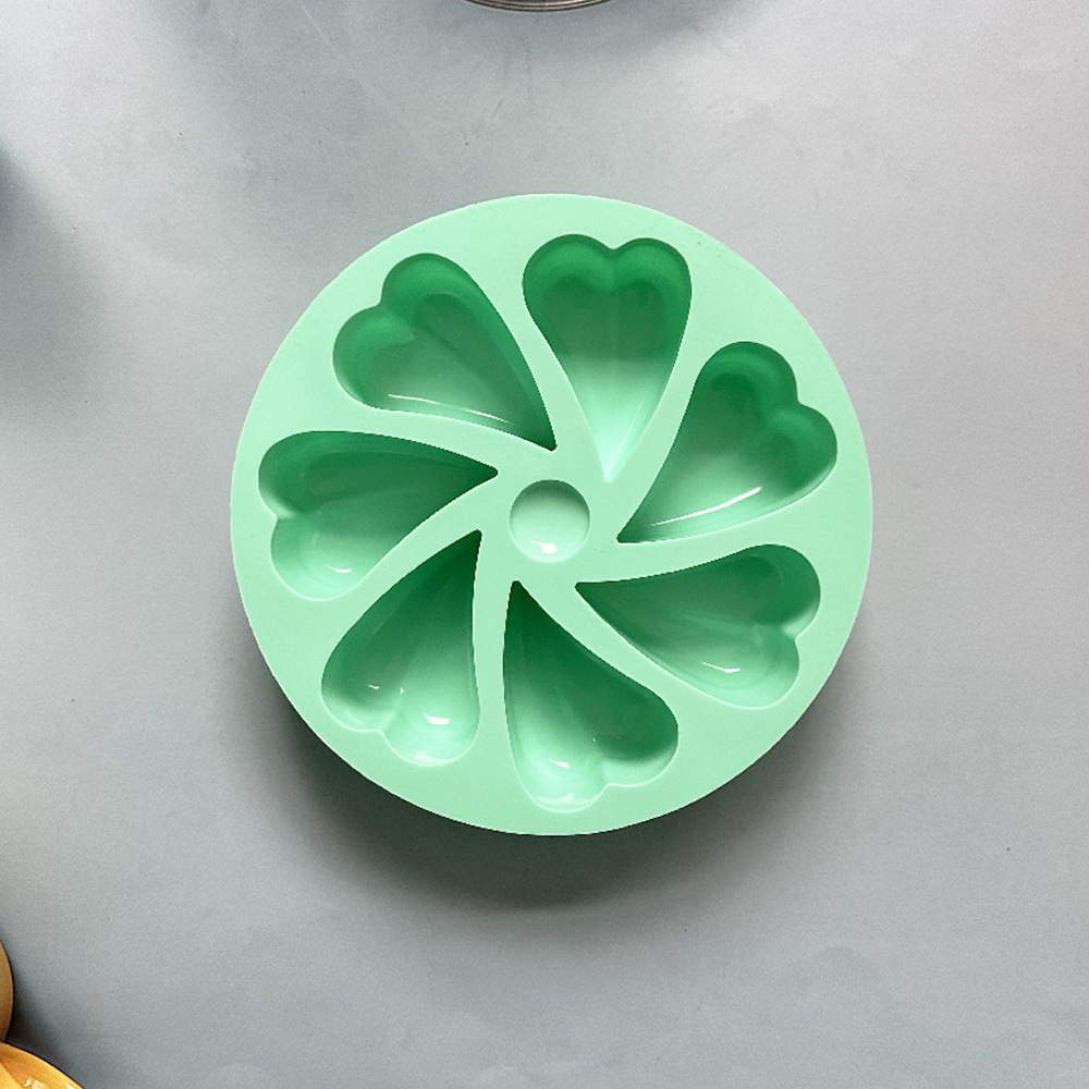 7 pétalos de amor pequeños 348 pastel molde de silicona pastel gelatina torta molde de pan herramientas de horneado