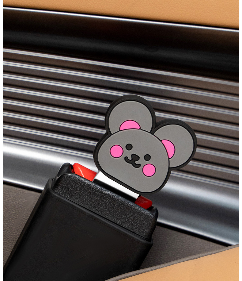 Cute Cartoon Car Interior Decoration Extension Buckle Holder Lock Connector Insert for Car Dashboard